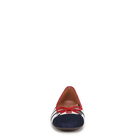 Vionic Klara Flat Red/Navy/White 6.5 - Picture 3 of 12